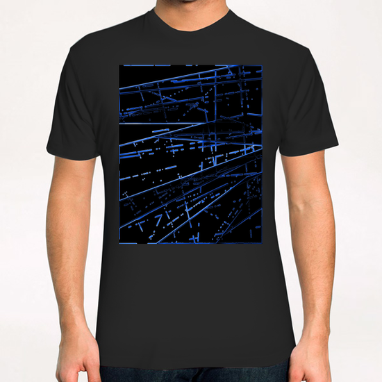 Neon Disco X 0.3 T-Shirt by Amir Faysal