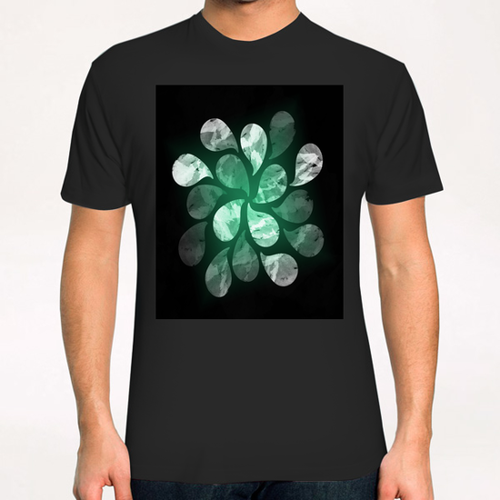 Abstract Water Drops T-Shirt by Amir Faysal