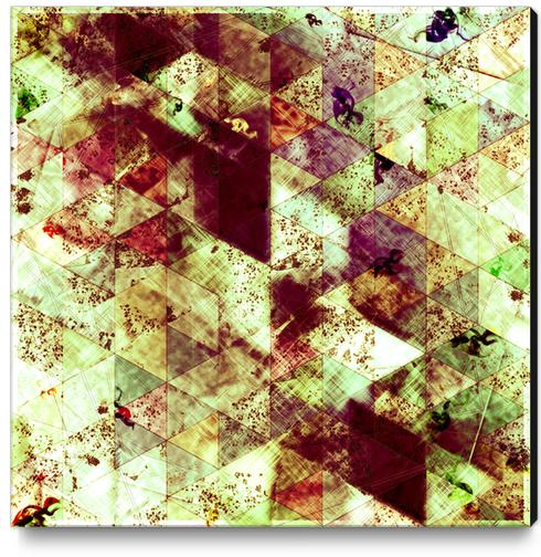 Abstract Geometric Background #12 Canvas Print by Amir Faysal