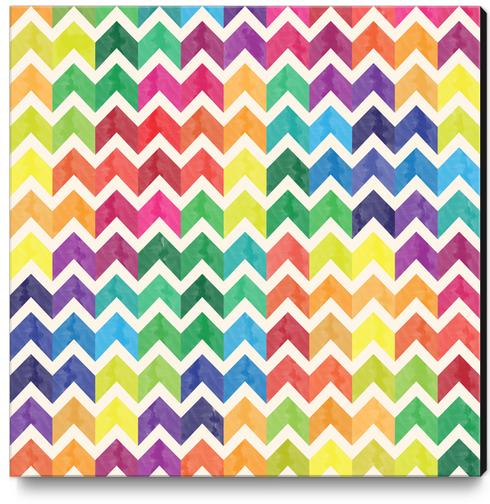 Lovely Chevron #3 Canvas Print by Amir Faysal