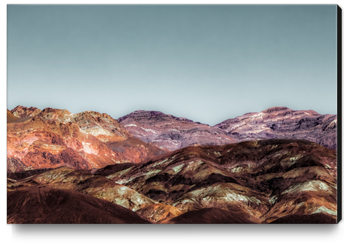 colorful mountain at Death Valley national park California USA Canvas Print by Timmy333