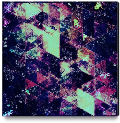 Abstract Geometric Background #4 Canvas Print by Amir Faysal