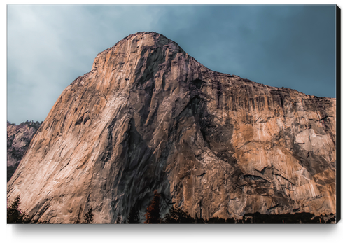 Mountain with blue sky at Yosemite national park California USA Canvas Print by Timmy333