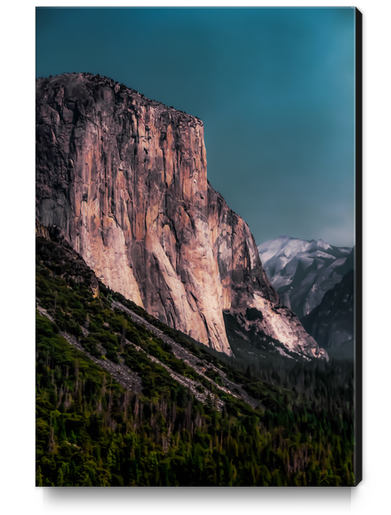 Mountains with blue sky at Yosemite national park California USA Canvas Print by Timmy333