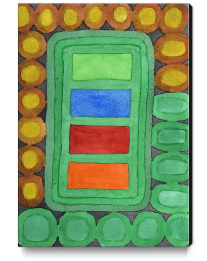 Fridge Design  Canvas Print by Heidi Capitaine