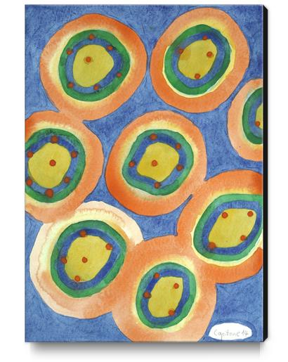 Merry Circles arranged  to a big Circle  Canvas Print by Heidi Capitaine