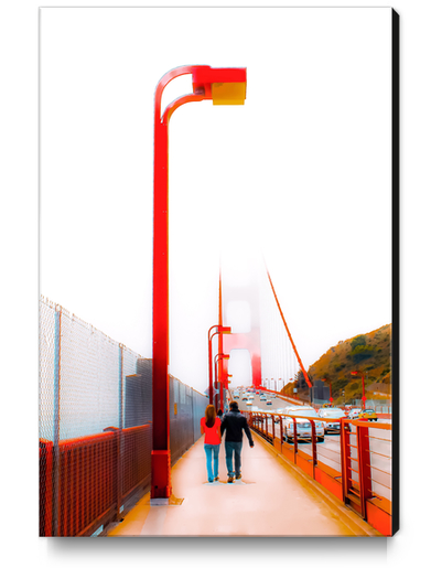 Bridge view at Golden Gate Bridge, San Francisco, USA Canvas Print by Timmy333