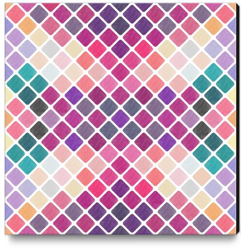 Lovely Geometric Background X 0.2 Canvas Print by Amir Faysal