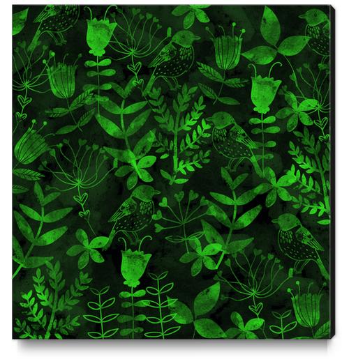 Abstract Botanical Garden  Canvas Print by Amir Faysal