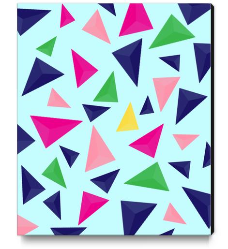 Lovely Geometric Background X 0.5 Canvas Print by Amir Faysal