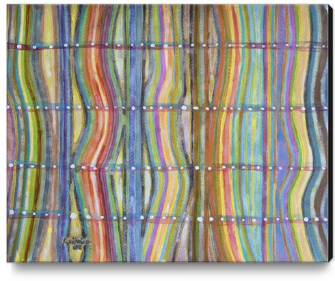 Bundled Lines Canvas Print by Heidi Capitaine