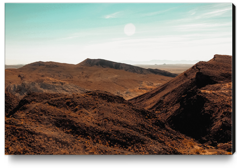 Desert mountain at Red Rock Canyon State Park California USA Canvas Print by Timmy333