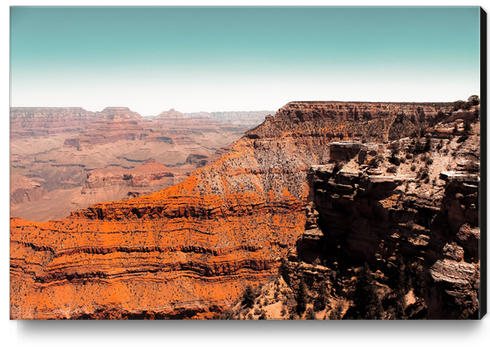 Desert scenery in summer at Grand Canyon national park USA Canvas Print by Timmy333