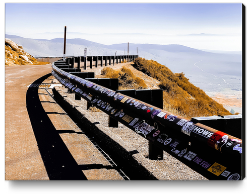 California road trip with beautiful mountains view, California, USA Canvas Print by Timmy333