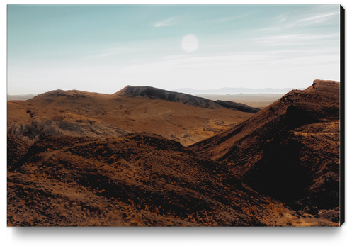 Desert mountain at Red Rock Canyon State Park California USA Canvas Print by Timmy333