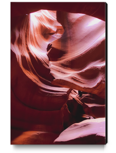 Orange color cave at Antelope Canyon Arizona USA Canvas Print by Timmy333