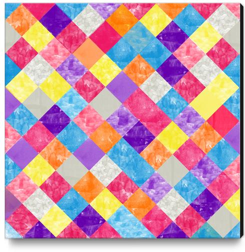 Lovely Geometric Background #4 Canvas Print by Amir Faysal