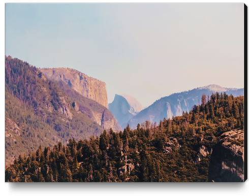 mountain at Yosemite national park USA Canvas Print by Timmy333