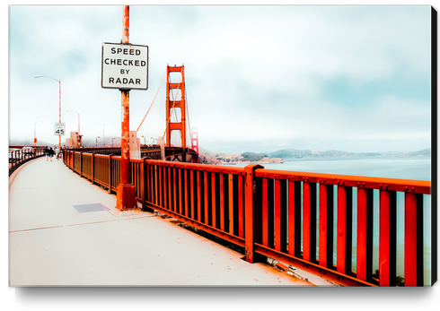 view from the Golden Gate Bridge, San Francisco, USA Canvas Print by Timmy333