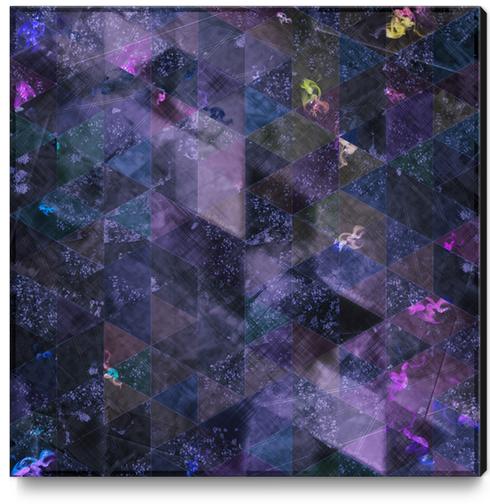 Abstract Geometric Background Canvas Print by Amir Faysal