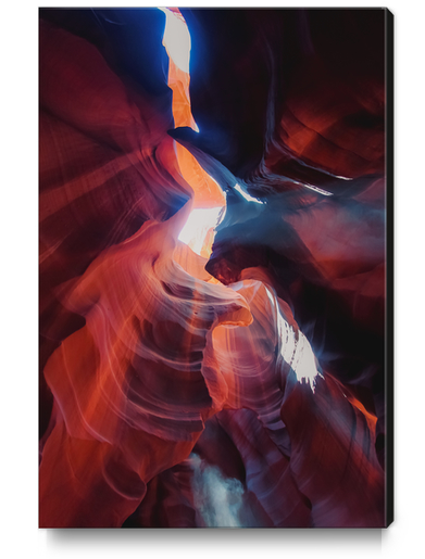 beautiful sandstone texture abstract at Antelope Canyon Arizona USA Canvas Print by Timmy333