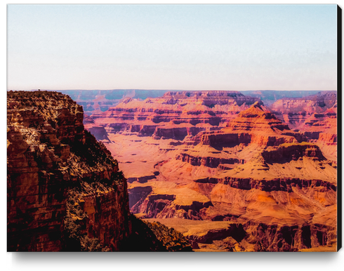 desert in summer at Grand Canyon national park, Arizona, USA Canvas Print by Timmy333