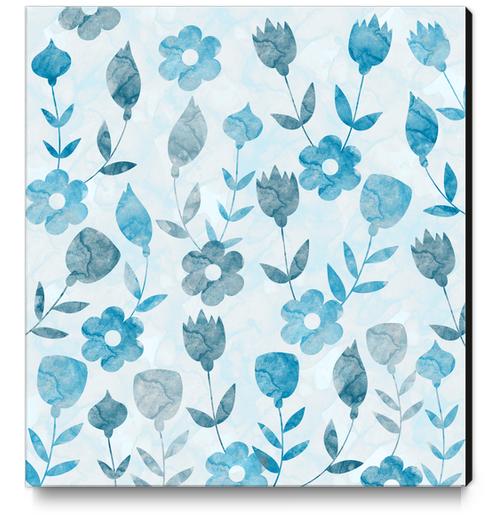 LOVELY FLORAL PATTERN X 0.8 Canvas Print by Amir Faysal