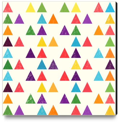 Lovely Geometric Background #3 Canvas Print by Amir Faysal