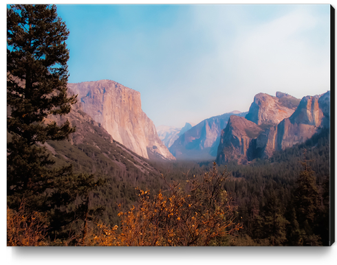 mountain at Yosemite national park California USA Canvas Print by Timmy333