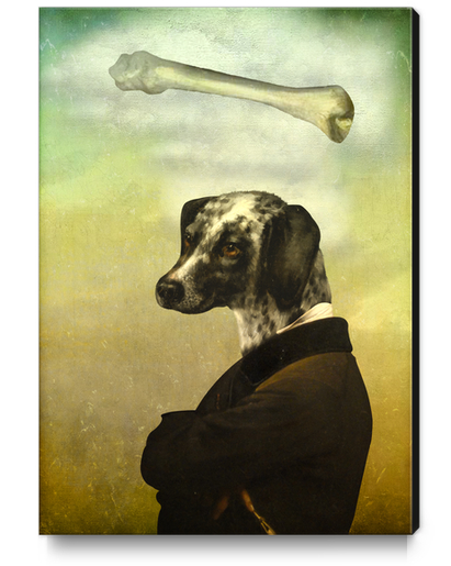 A Dog's Dream Canvas Print by DVerissimo