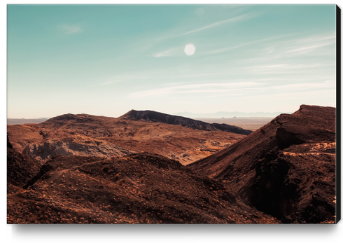 Desert at Red Rock Canyon State Park California USA Canvas Print by Timmy333