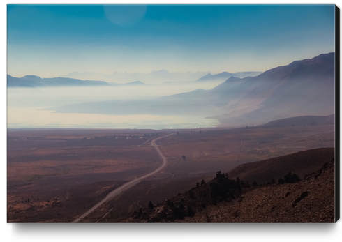 road trip scenic to Yosemite national park California USA Canvas Print by Timmy333