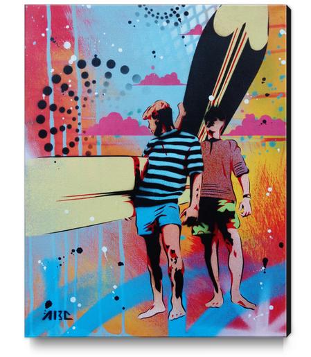 Surf Style- Endless Summer Canvas Print by AbcArtAttack