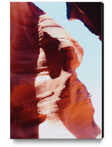 Sandstone in the desert at Antelope Canyon Arizona USA Canvas Print by Timmy333