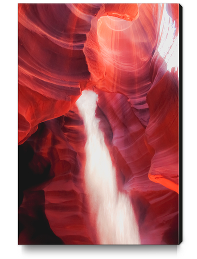 Light in the sandstone cave at Antelope Canyon Arizona USA Canvas Print by Timmy333