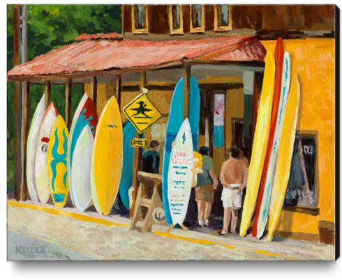 Surf N Sea Canvas Print by DanKeizer