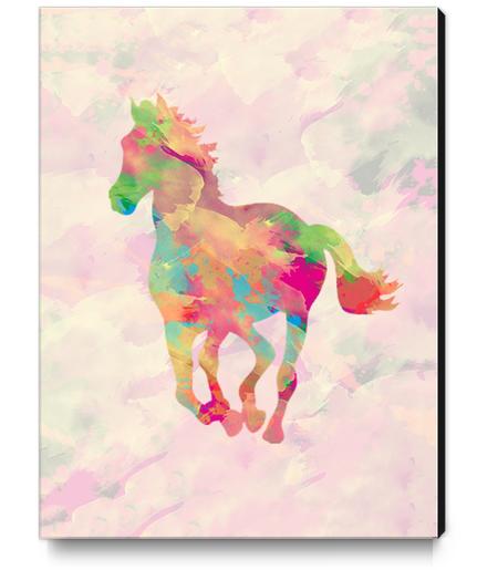 Abstract Horse  Canvas Print by Amir Faysal