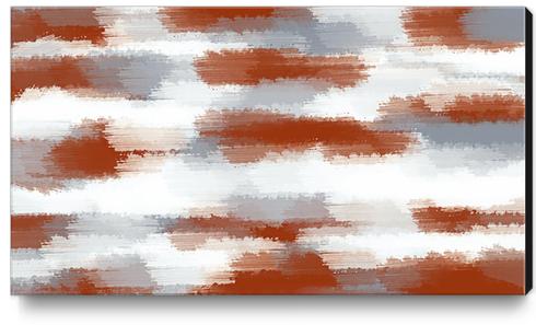 brown and grey painting abstract  Canvas Print by Timmy333