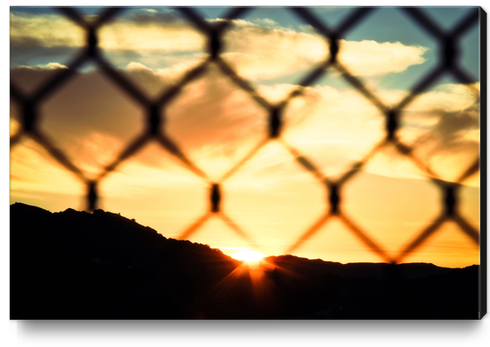 sunset with cloudy sky Canvas Print by Timmy333