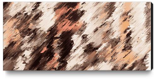 orange brown and black painting texture abstract background Canvas Print by Timmy333