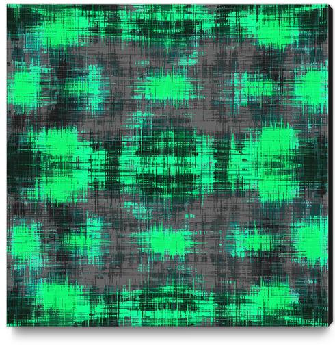 green and black painting texture abstract background Canvas Print by Timmy333