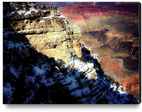 winter light at Grand Canyon national park, USA Canvas Print by Timmy333