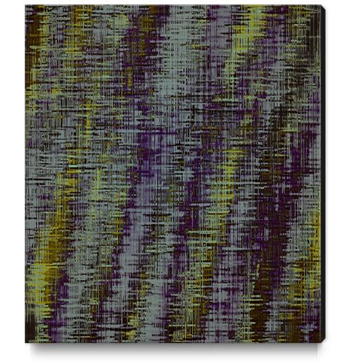 yellow blue and brown painting texture abstract background Canvas Print by Timmy333