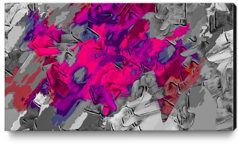 pink purple black painting texture abstract background Canvas Print by Timmy333