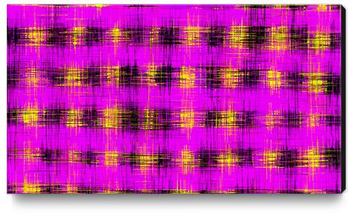 pink yellow and black painting texture abstract background Canvas Print by Timmy333