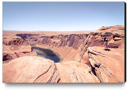 enjoy the view of  the Horseshoe Bend,USA Canvas Print by Timmy333