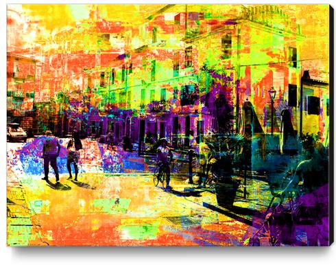 La Piazza Canvas Print by Gabi Hampe