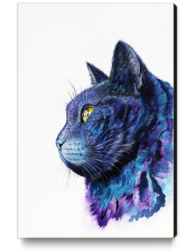 Cat Canvas Print by Nika_Akin