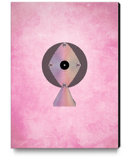 hear the vinyl Canvas Print by cla.sto