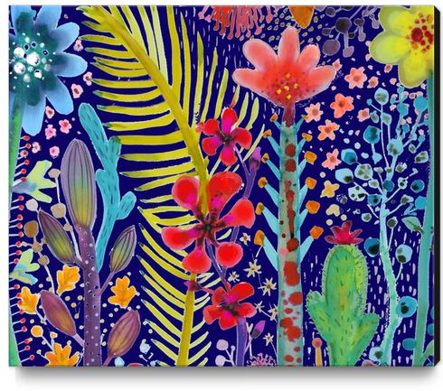 In The Mighty Jungle Canvas Print by Sylvie Demers